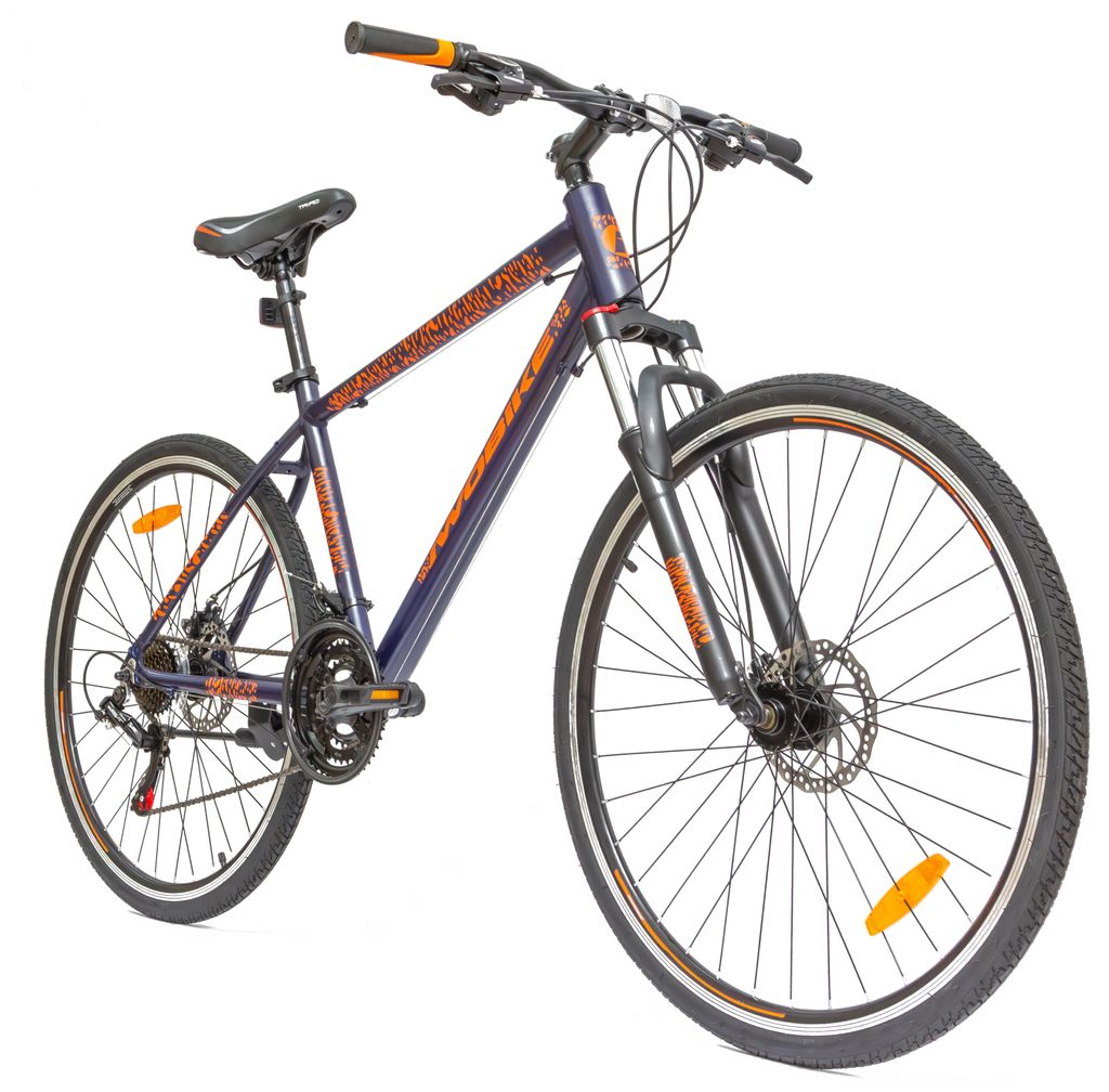 Crossbike 28 Zoll Herren, 21-Gang Shimano Schaltung, Aluminium, Scheibenbremsen