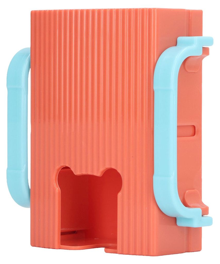 Milchbox, umklappbarer Halter, tragbar, quetschfest, wiederverwendbarer Lebensmittelbeutel für Kinder, Babys, Orange