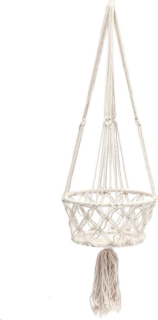 Bazar Bizar Porte-plante coton blanc 30x30x110cm Image du produit 
