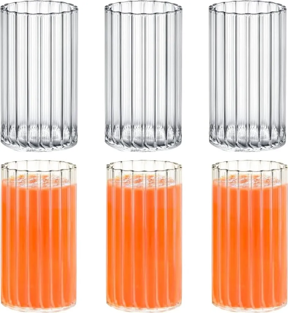 Set 6 Bicchieri da Acqua Wilmax 250 ml WL-888624/A6 Resistenti Lavastoviglie