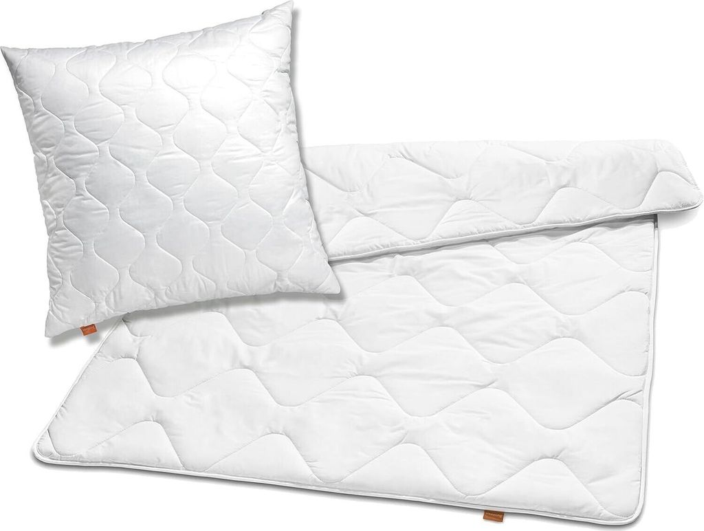 sleepling - Kopfkissen & Bettdecke, Kopfkissen 80 x 80 cm + Produktbild