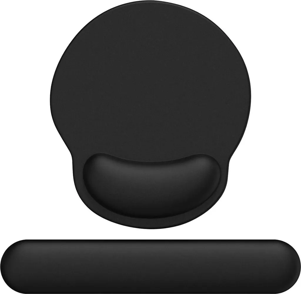 Tapis de souris avec repose-poignet gel et mousse à mémoire haute densité
