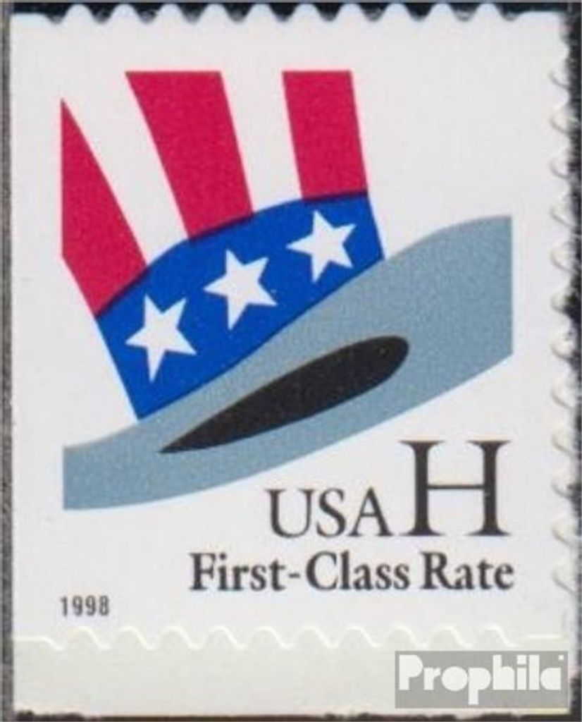 Briefmarken USA 1998 Mi 3060BD (kompl.Ausg.) postfrisch Hut von Uncle Sam