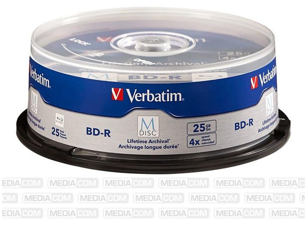 Verbatim 98909, 25 GB, BD-R, Spindel, 25 Stück(e) Produktbild 