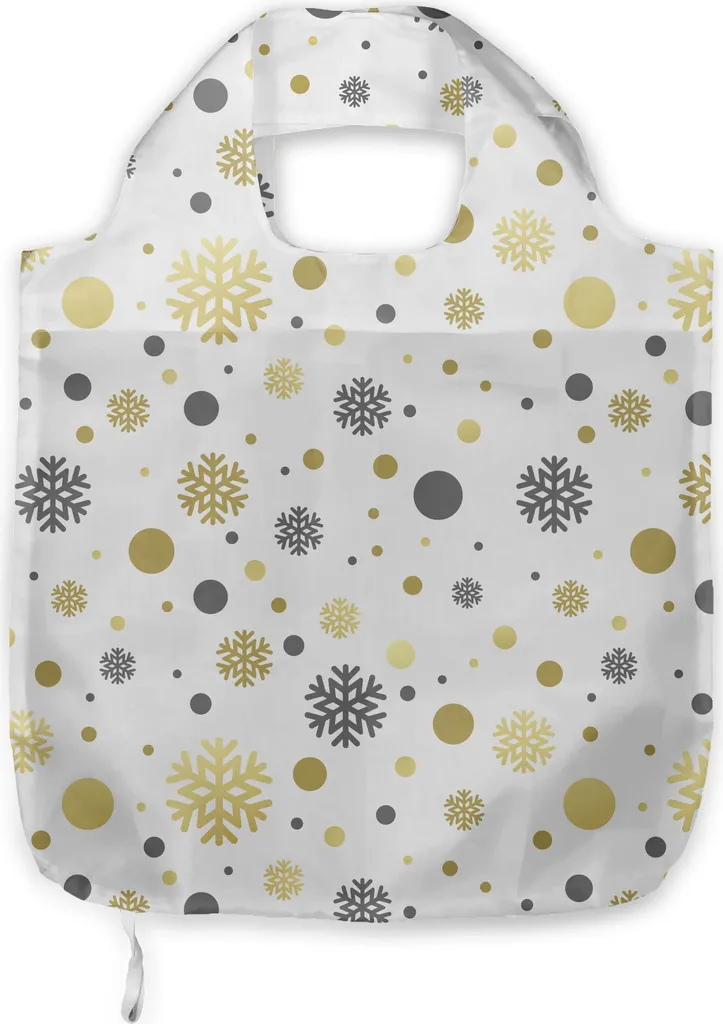 Borsa Spesa Tessuto ABAKUHAUS Snowy-Winter Lavabile Resistente