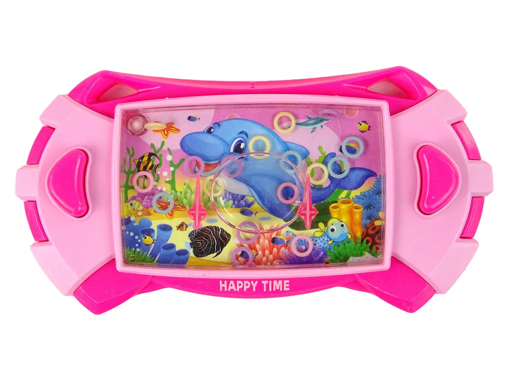 Console de jeu d'arcade Water Dolphin Rose - Mini Jeu d'Eau Rétro Enfant