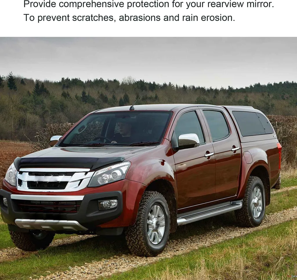 Housse de Protection Rétroviseur Chrome pour Isuzu D-MAX 2012-2018 - 2