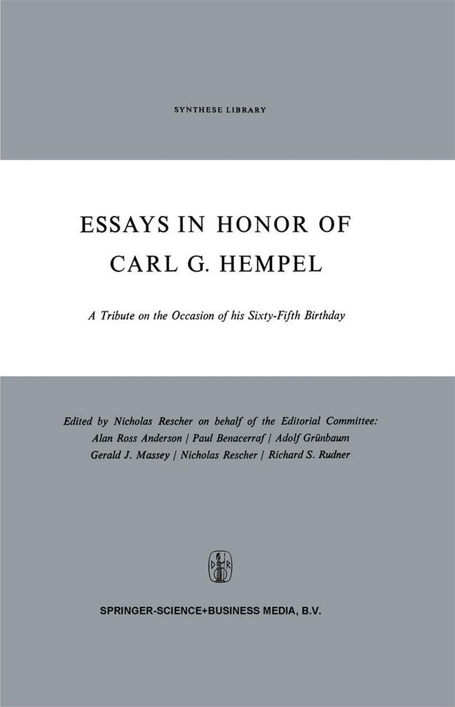 Aufsätze zu Ehren von Carl G. Hempel