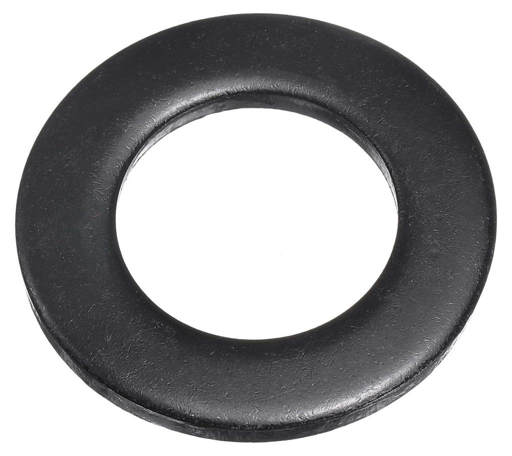 Unterlegscheiben 34 mm Innendurchmesser x 60 mm Außendurchmesser x 5 mm Dicke, schwarz verzinkt, aus Edelstahl, für Schrauben, Muttern und Gewind...