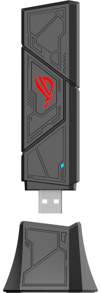 Trójzakresowa karta sieciowa Wi-Fi ASUS ROG USB-BE92, Wi-Fi Zdjęcie produktu 