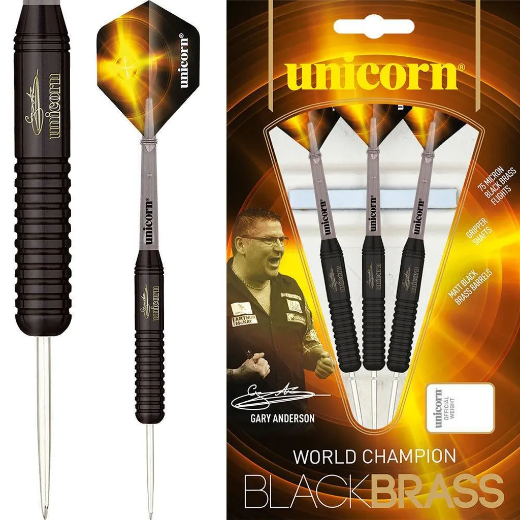 Fléchettes de compétition Gary Anderson Unicorn pour cible traditionnelle