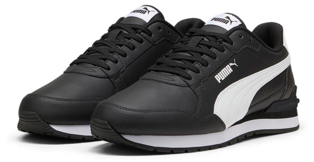 Puma Echtleder Sneaker 'ST Runner v4 L' PUMA Black - PUMA Produktbild 