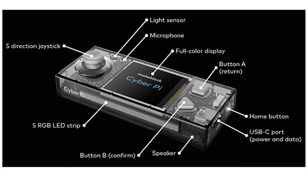 Kit CyberPi Go 6928819511866 micro-ordinateur portable pour codage - 9