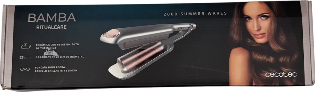 Fer à onduler triple baril Cecotec Summer Waves pour effet wavy naturel - 18
