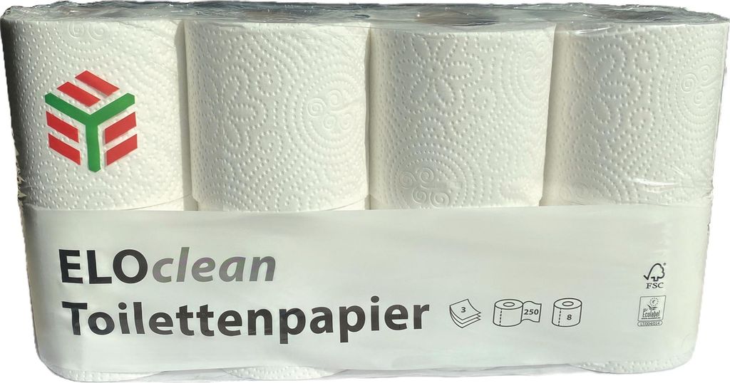Toilettenpapier ELOclean 3-lagig