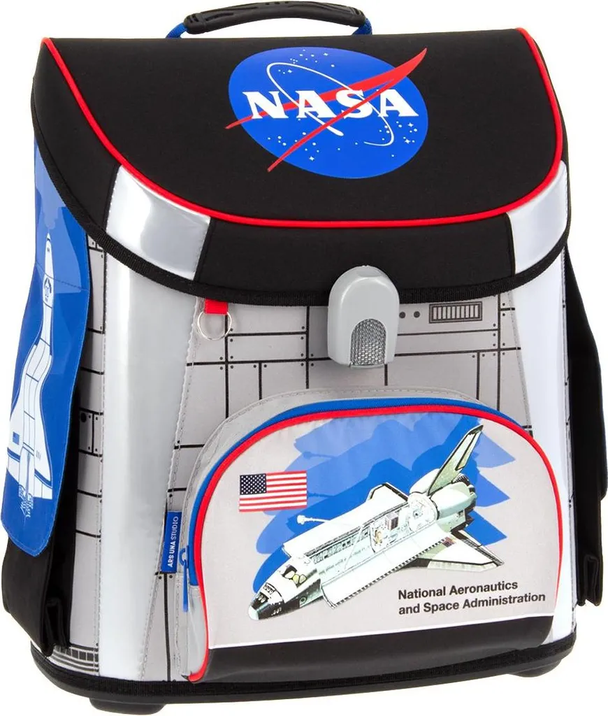 Cartable Scolaire NASA avec Fermeture Magnétique - Sac à Dos CP CE1 CE2