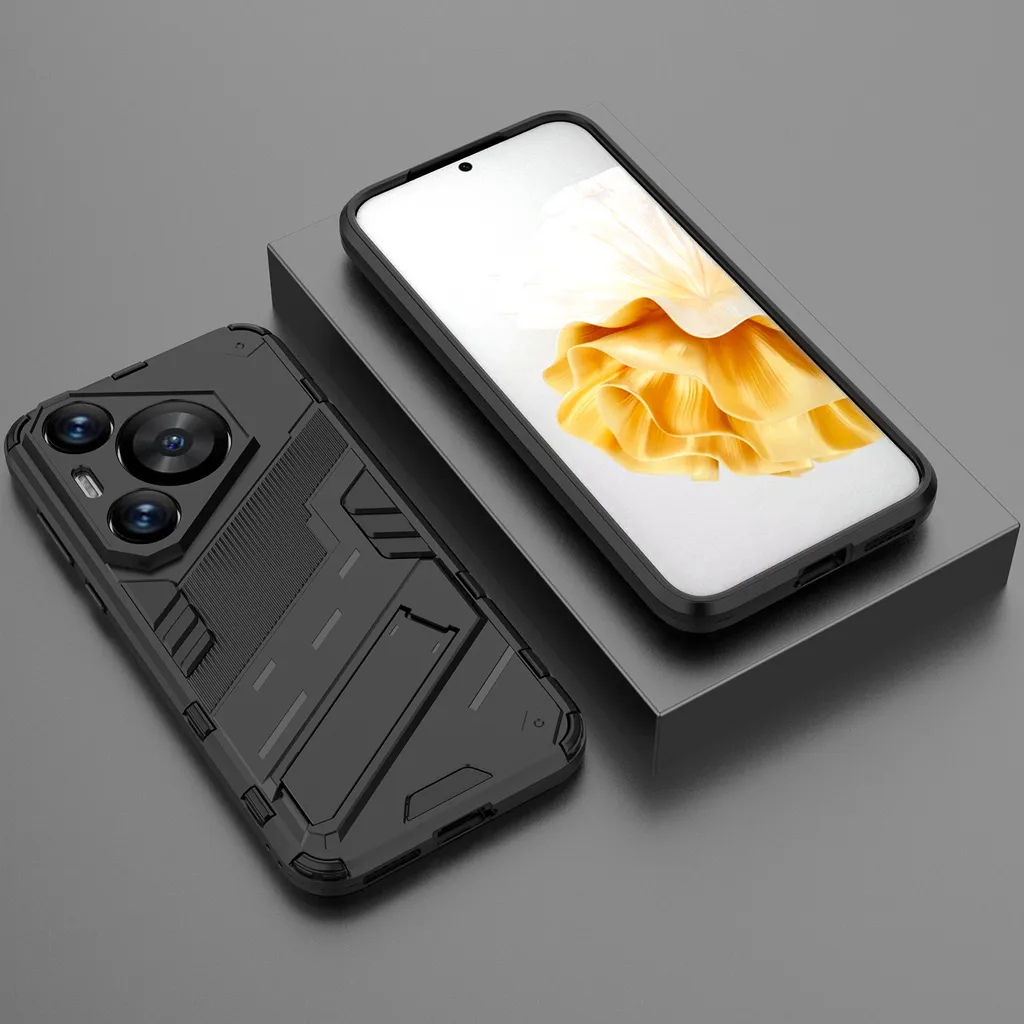 YKNIUFLY Cover per Huawei Pura 70 Ultra, Pelle PU Premium Magnetico Flip Case Custodia, Slot per Schede, Funzione Staffa, Portafoglio Cover per Huawei Pura 70 Ultra.(Nero