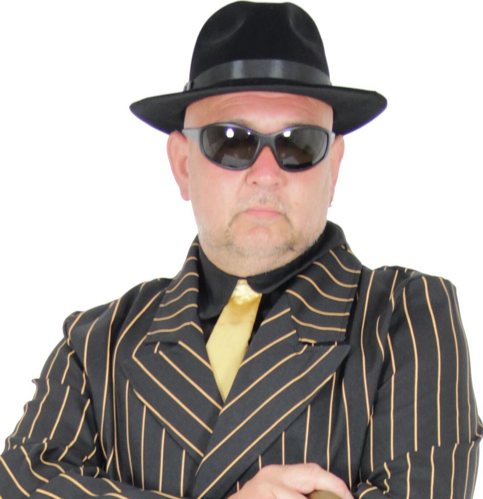 Gangsterhut Velour 20er Jahre Produktbild 