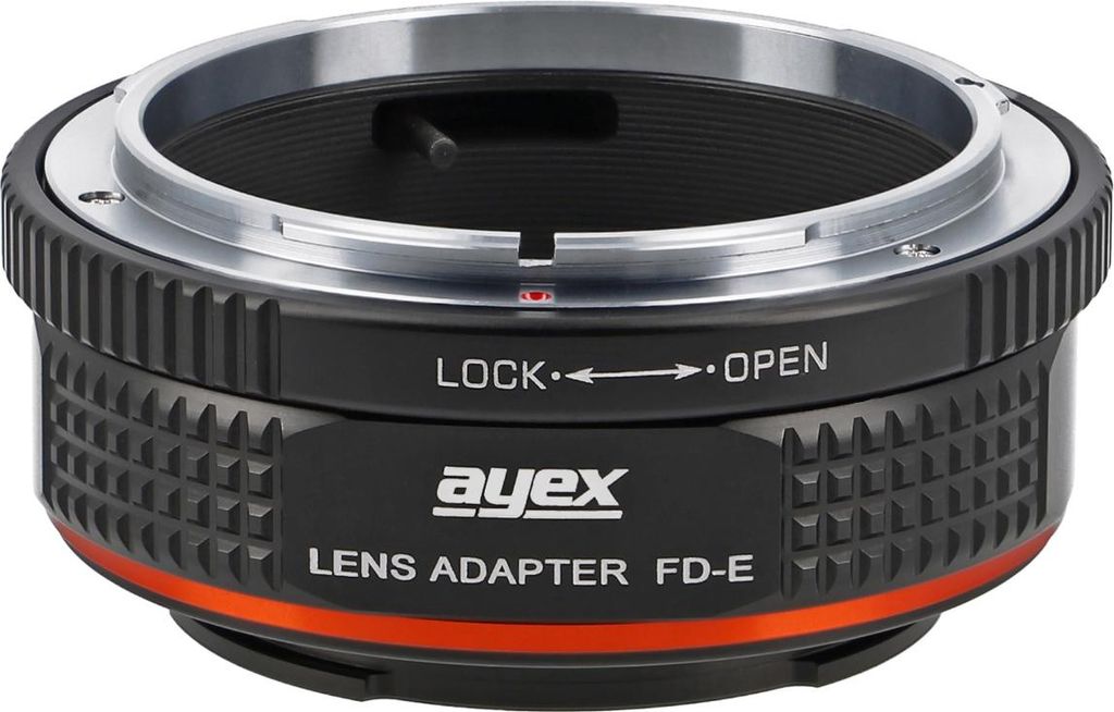 ayex Objektivadapter für Canon FD & FL Objektive an Sony Alpha E-Mount Kameras FD-E