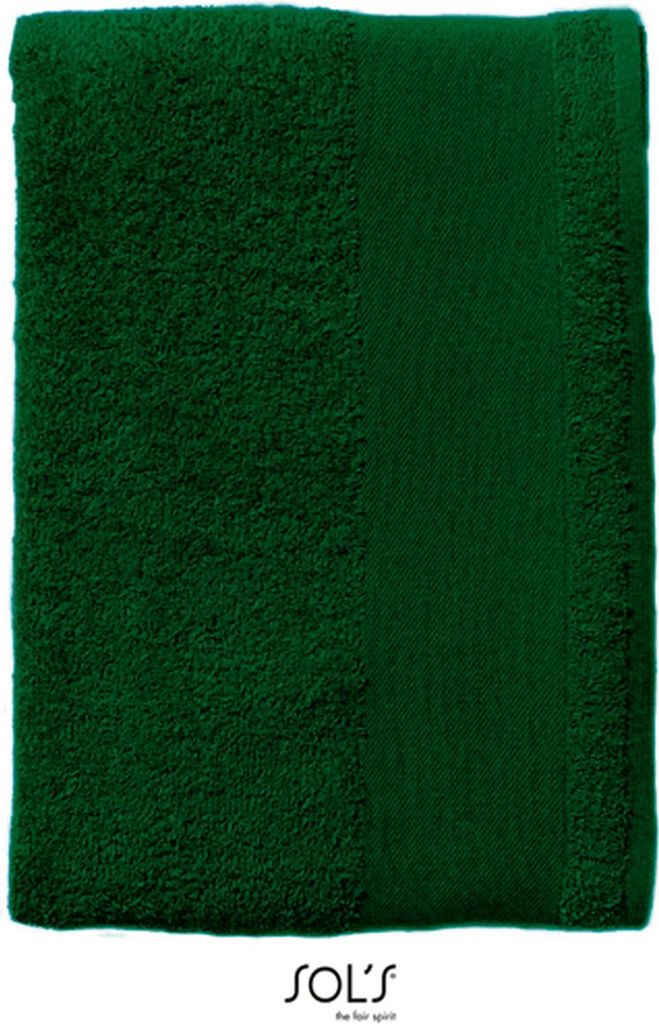 SOLs 89001 | Bath Towel Island - Badetuch | 70 x 140 cm - Farbe: Bottle Green - Größe: 70 x 140 cm