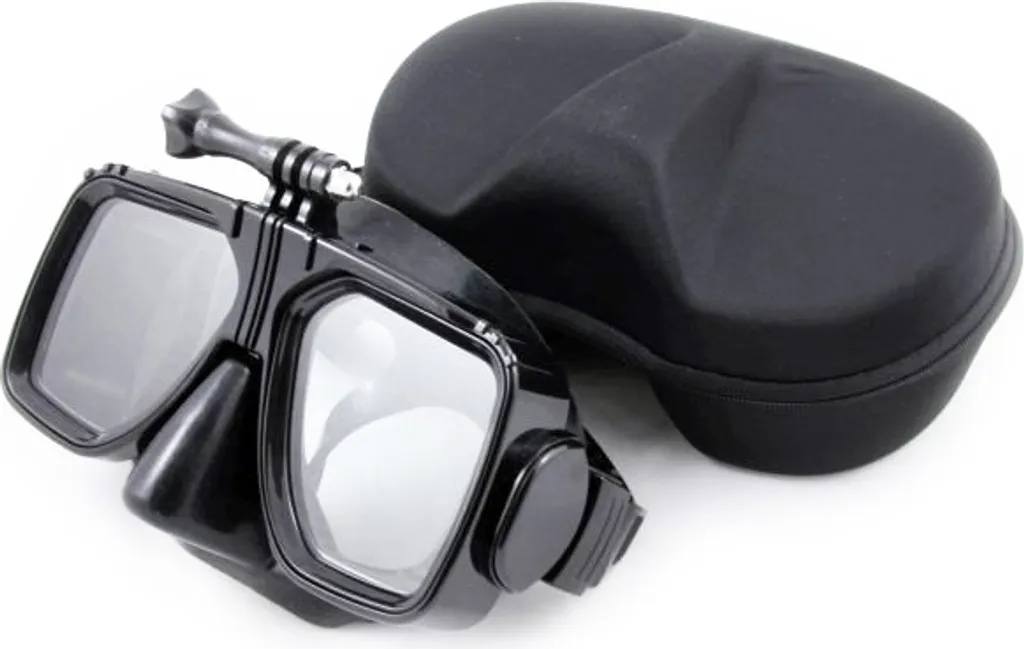 Masque de plongée anti-buée support GoPro pour vidéos stables 4K