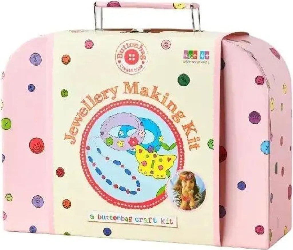 Buttonbag Coffret à bijoux Kit de bricolage créatif pour enfants dès 6 ans