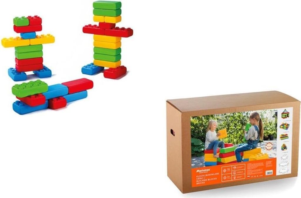 Klocki Budowlane Cegły 33 elementy Obrázok produktu 