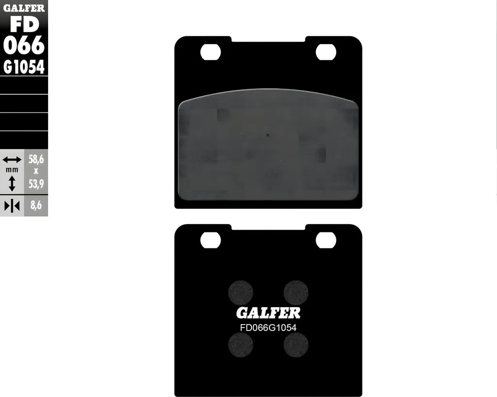 Plaquettes de frein Galfer FD066G1054 haute endurance pour Suzuki