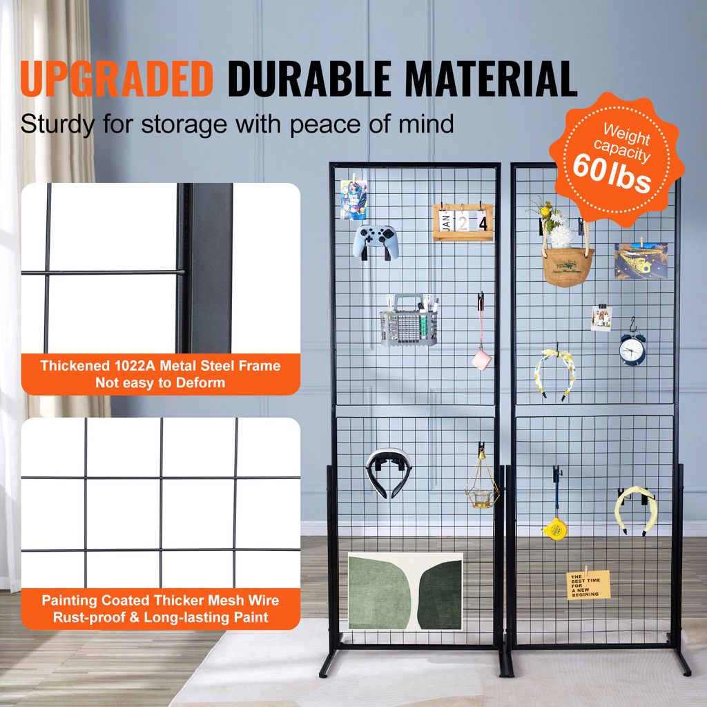 VEVOR 2 x 5,6 sieťové nástenné panely Veža 2 balenia Obrázok produktu 3