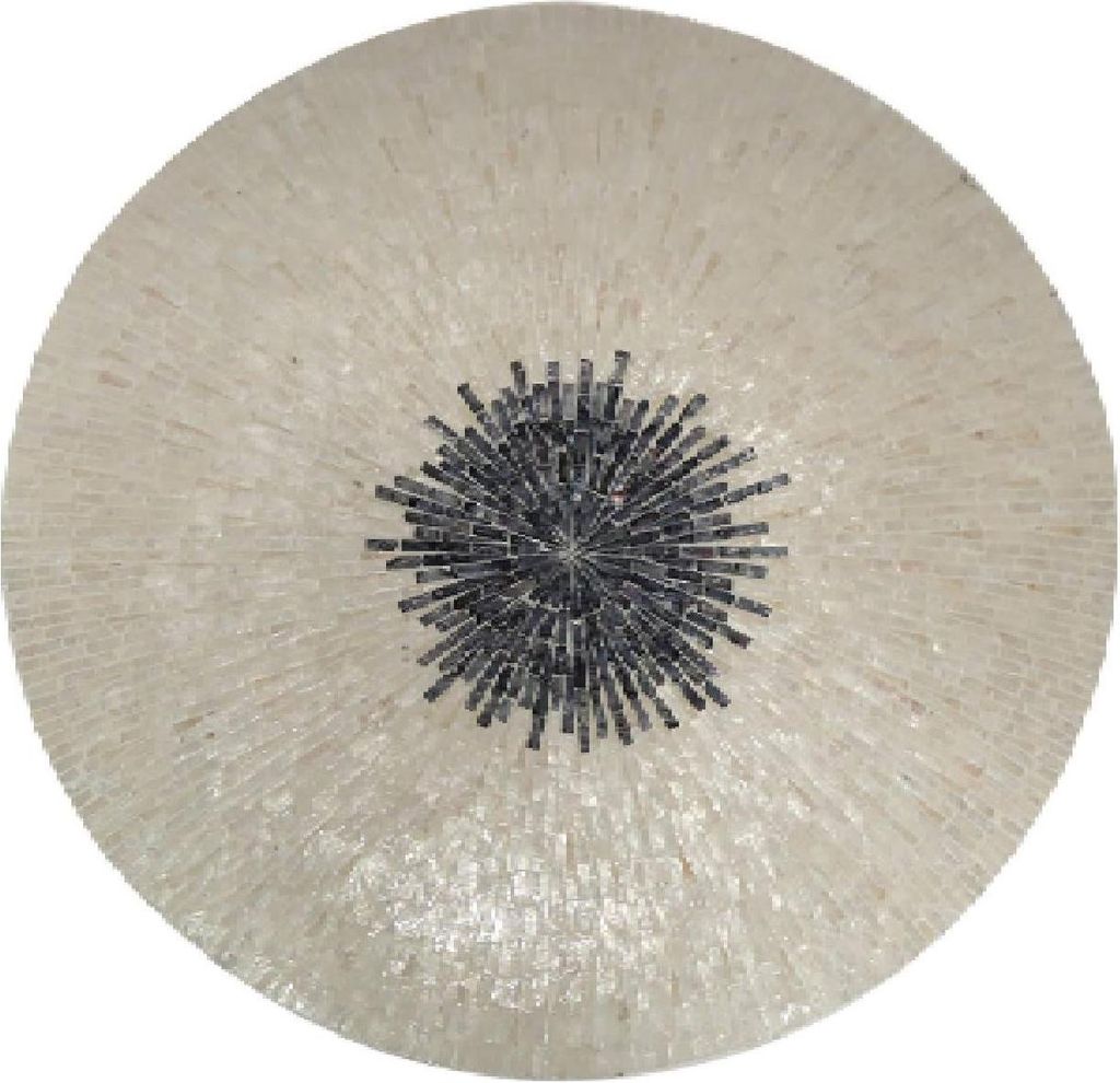 PTMD - Wandpaneel Vojtech - Weiß - 90x8x90cm
