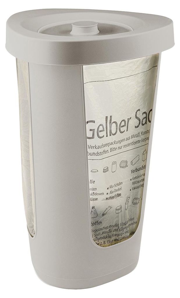 Rotho Müllsackständer 50L Fabu - Gelber Sack Halter - Produktbild 
