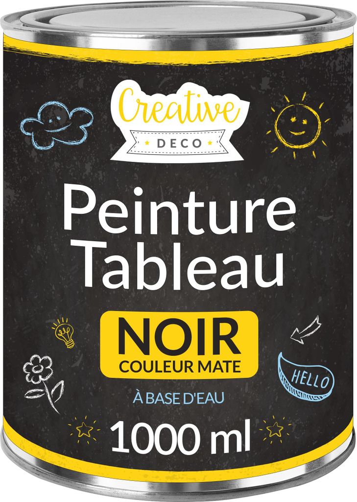 Creative Deco Peinture Ardoise Tableau Noir 1000 ML - Image du produit 