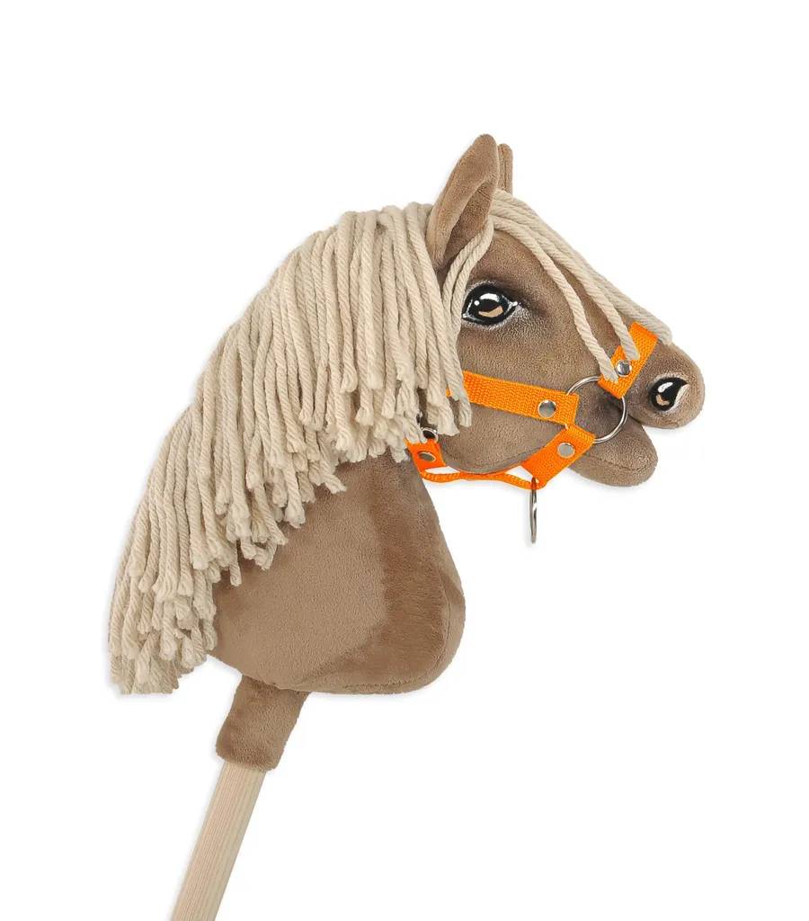 Kantar Hobby Horse A4 - Petit Licol Orange Fluo Pratique avec Zip