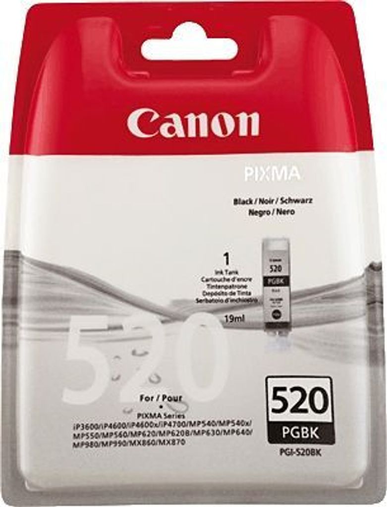 Canon PGI-520BK Tintenpatrone 1 Stck Original Schwarz Produktbild 