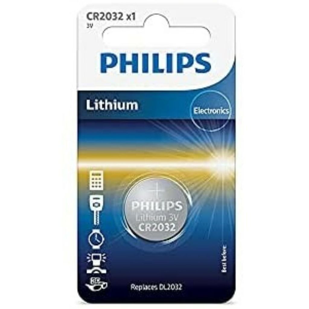Lithiumknopfzellen Philips CR2032 Produktbild 