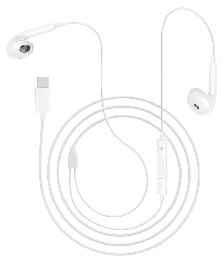 Maxlife, Kabelgebundene USB-C-Kopfhörer (1,2 m) mit Produktbild 