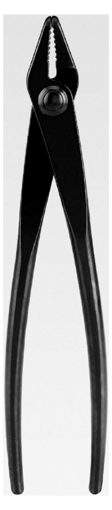 Bonsai-Zange aus handgeschmiedeter Mangan-Stahllegierung, Knob Cutter mit rundem Ende für sichere Anwendung im Garten