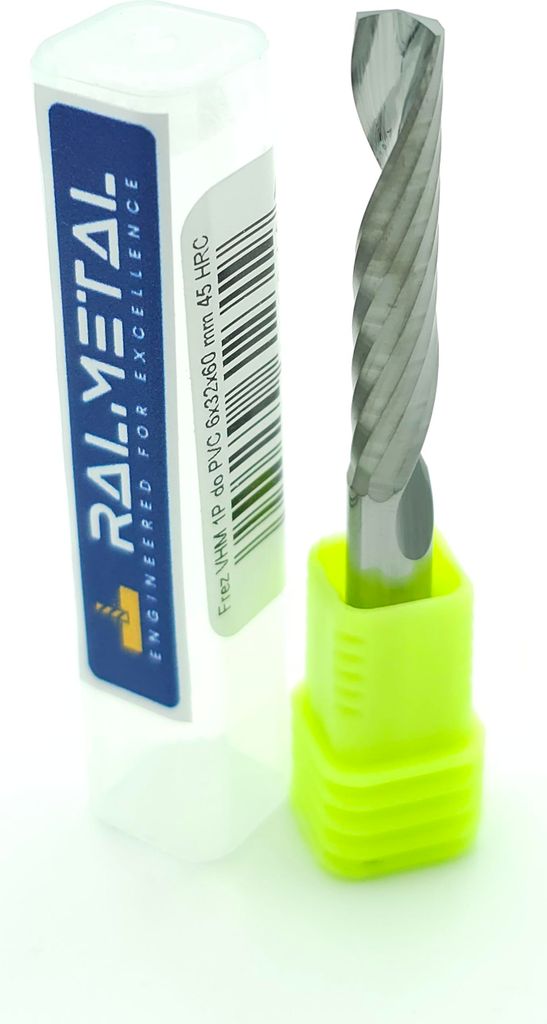 1-Zahn VHM PVC-Holzschneider 6 x 32 x 60 mm