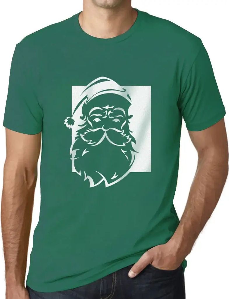 Herren Grafik T-Shirt Weihnachtsmann lustig – Santa Funny – Öko-Verantwortlich Vintage Jahrgang Kurzarm Lustige Druck Geburtstag Geschenk Mann