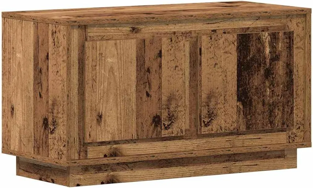 Porta TV SYFAX™ Legno Vecchio 80cm - Il Calore del Multistrato