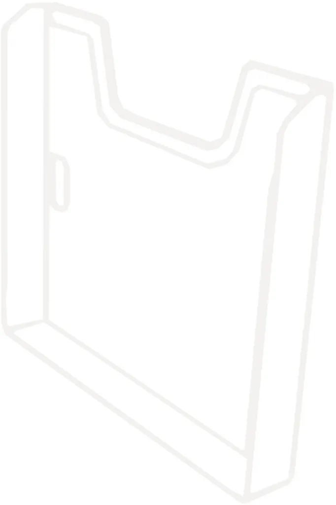 Exacompta 63858D Porte-brochures Horizontal A4 Exacryl Cristal de Qualité