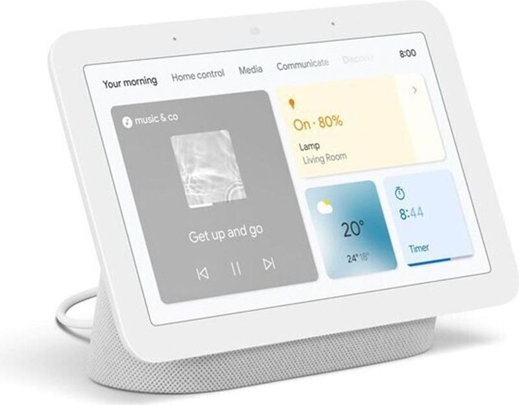Google Nest Hub ホワイト Google Nest Hub (2. Gen) weiß Smart Home Hubs