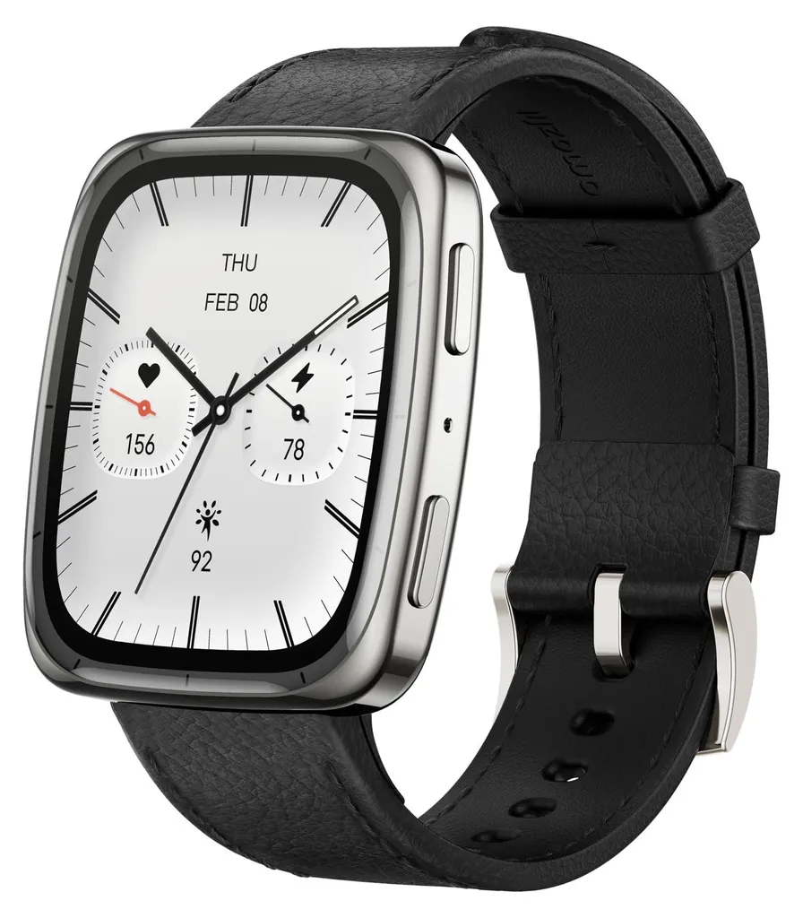 Montre Sport Chic Amazfit Active 2 Acier Inox pour Fitness et Notifications