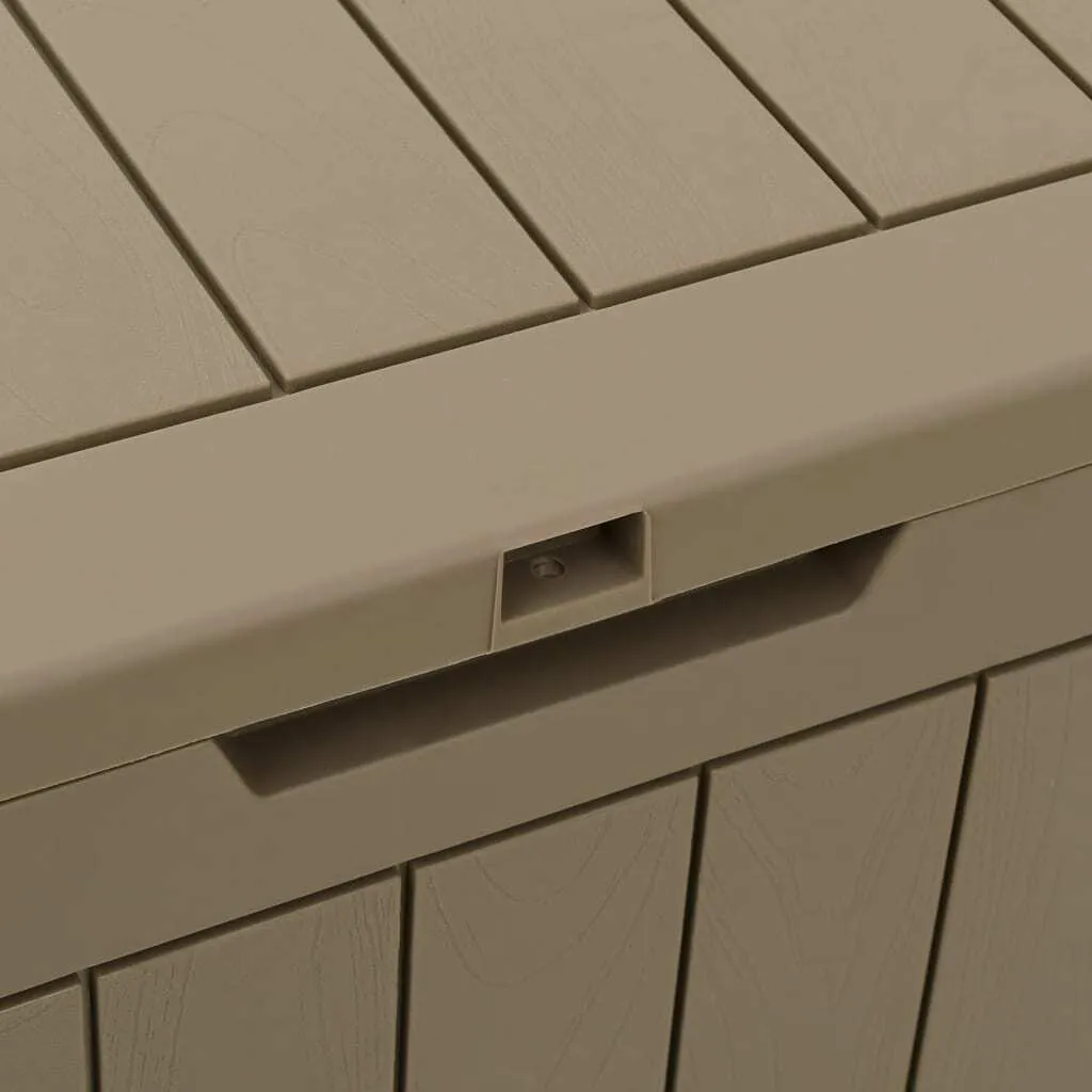 Boîte de rangement de jardin en Polypropylène Gris - Format Compact - 7