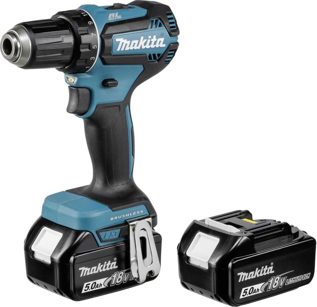 Trapano avvitatore a batteria Makita DDF 485 RTJ 50Nm, 18 V Immagine del prodotto 