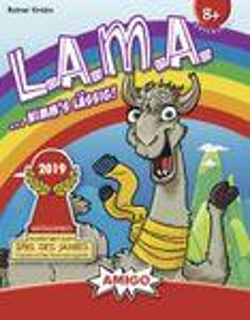 Amigo LAMA, Gra karciana, Pasująca strona, 8 lat(a), Gra Zdjęcie produktu 