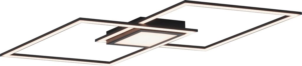 LED-Deckenleuchte - Schwarz - Weiß - Kunststoff - Metall - Produktbild 