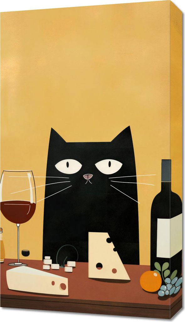 Bild 40x70cm Gastronomisches Festmahl