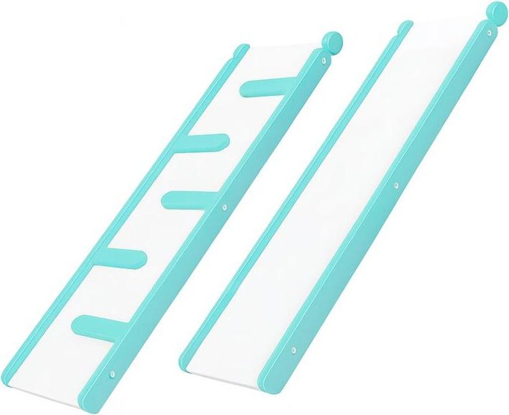 Mini-Zweiseitige Rutsche Blau | Doppelseitiger Mini-Schlitten Blau | Mini-Doppelseitige Rutsche Blau | Doppelseitige Rutsche Mini Blau für Kinder