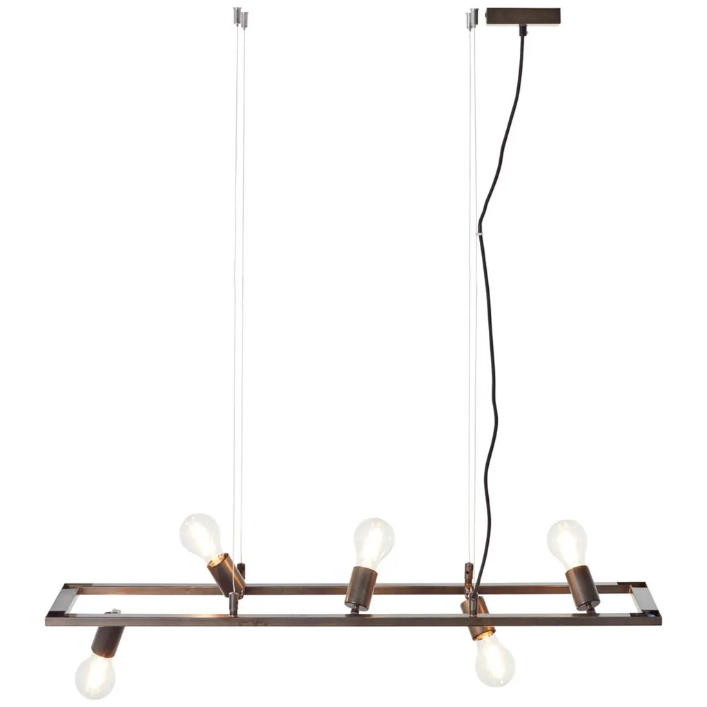 Lampe suspendue design Kalla éclairage 5 feux pour table salle à manger